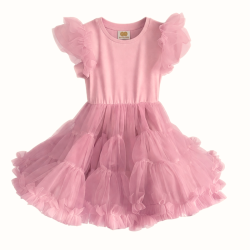 sukienka krótki rękaw jasny brudny róż.png