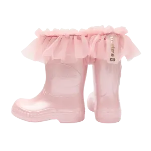 Ocieplacze dziecięce MUDME x MANUFAKTURA FALBANEK Pink Pearl