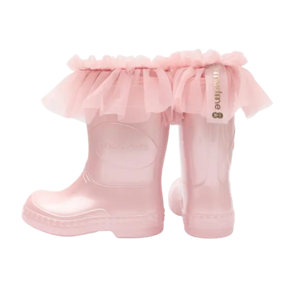 Ocieplacze dziecięce MUDME x MANUFAKTURA FALBANEK Pink Pearl